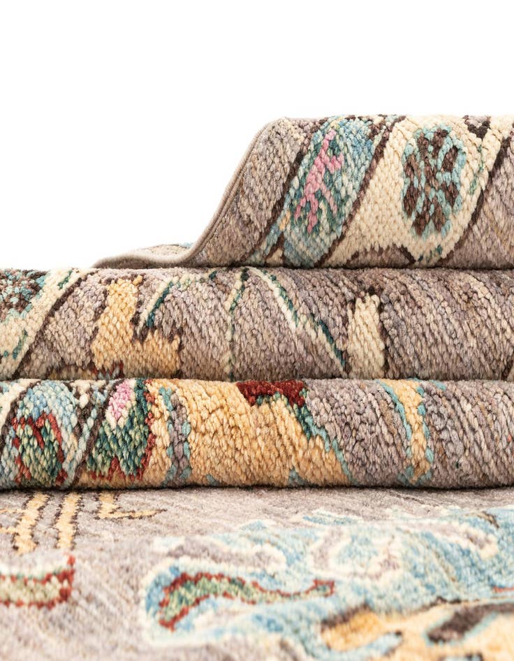 Detail image of  10' 2 x 13' 8  Hand Knotted Oushak Rug