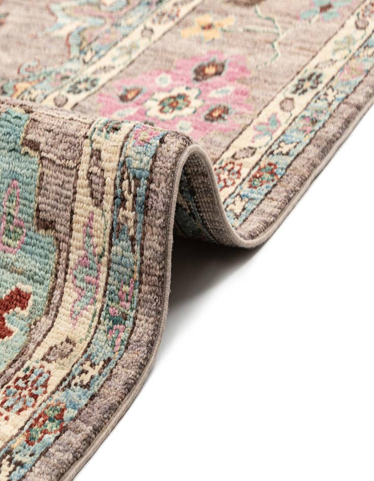 Detail image of  10' 2 x 13' 8  Hand Knotted Oushak Rug