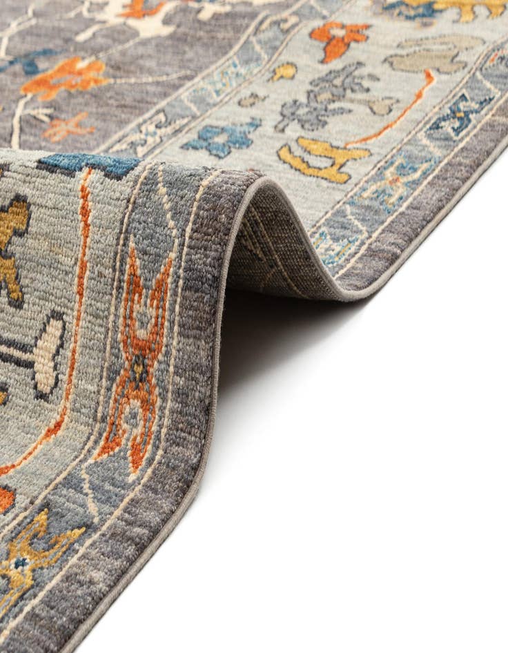 Detail image of  9' 5 x 11' 10  Hand Knotted Oushak Rug