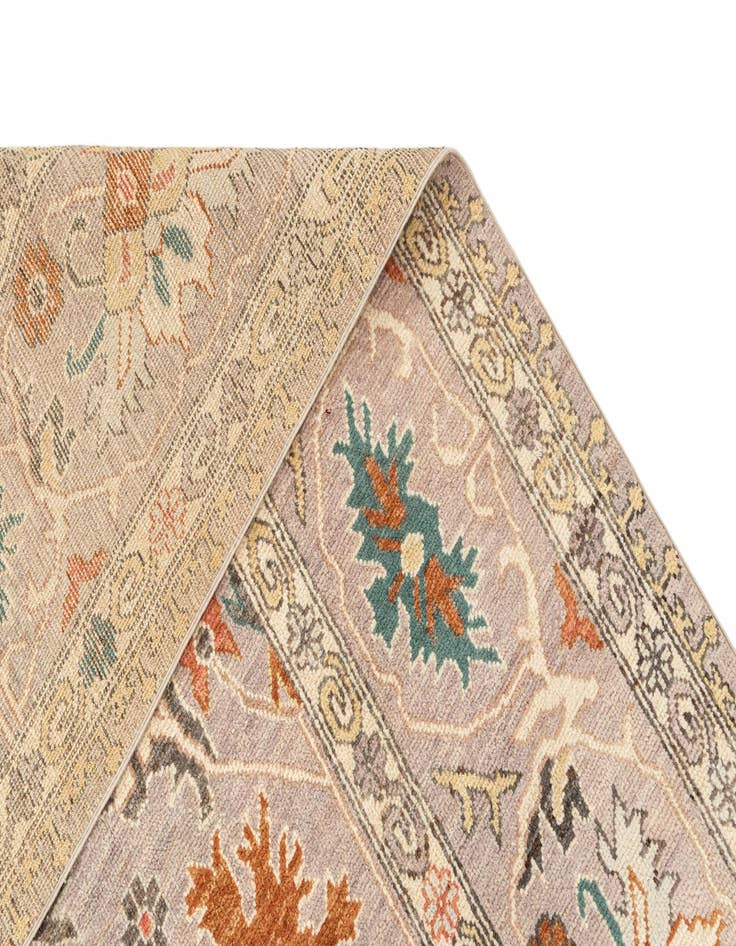 Detail image of  9' 1 x 12'  Hand Knotted Oushak Rug