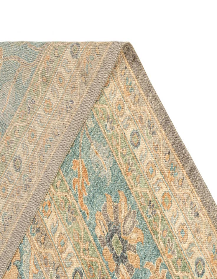 Detail image of  13' 3 x 19' 7  Hand Knotted Oushak Rug