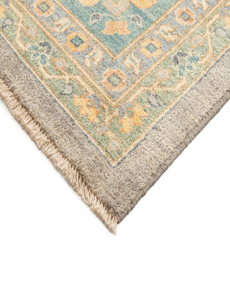 Detail image of  11' 8 x 14' 10  Hand Knotted Oushak Rug