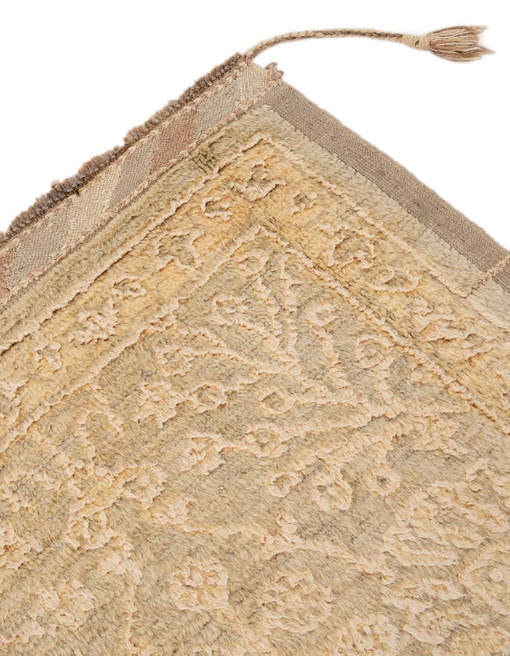 Detail image of  5' 11 x 7' 10  Hand Knotted Oushak Wool Rug