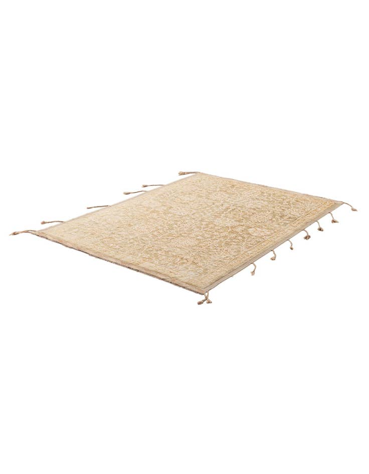 Detail image of  5' 11 x 7' 10  Hand Knotted Oushak Wool Rug