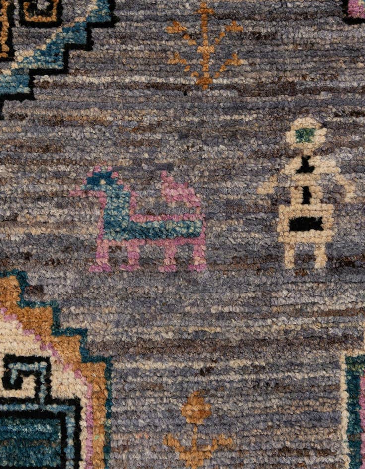 Detail image of  8' 1 x 9' 10  Hand Knotted Oushak Wool Rug