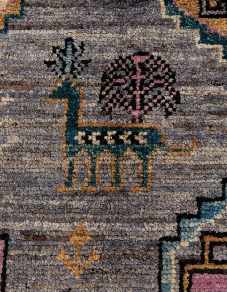 Detail image of  8' 1 x 9' 10  Hand Knotted Oushak Wool Rug