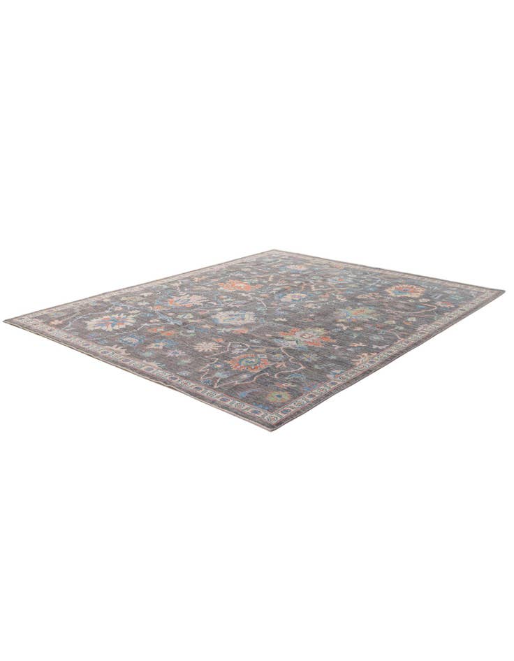 Detail image of  8' 1 x 10'  Hand Knotted Oushak Wool Rug