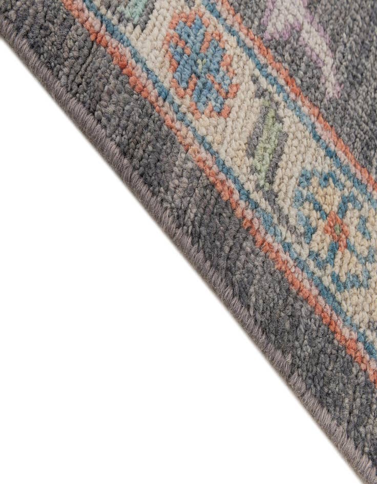 Detail image of  8' 1 x 10'  Hand Knotted Oushak Wool Rug