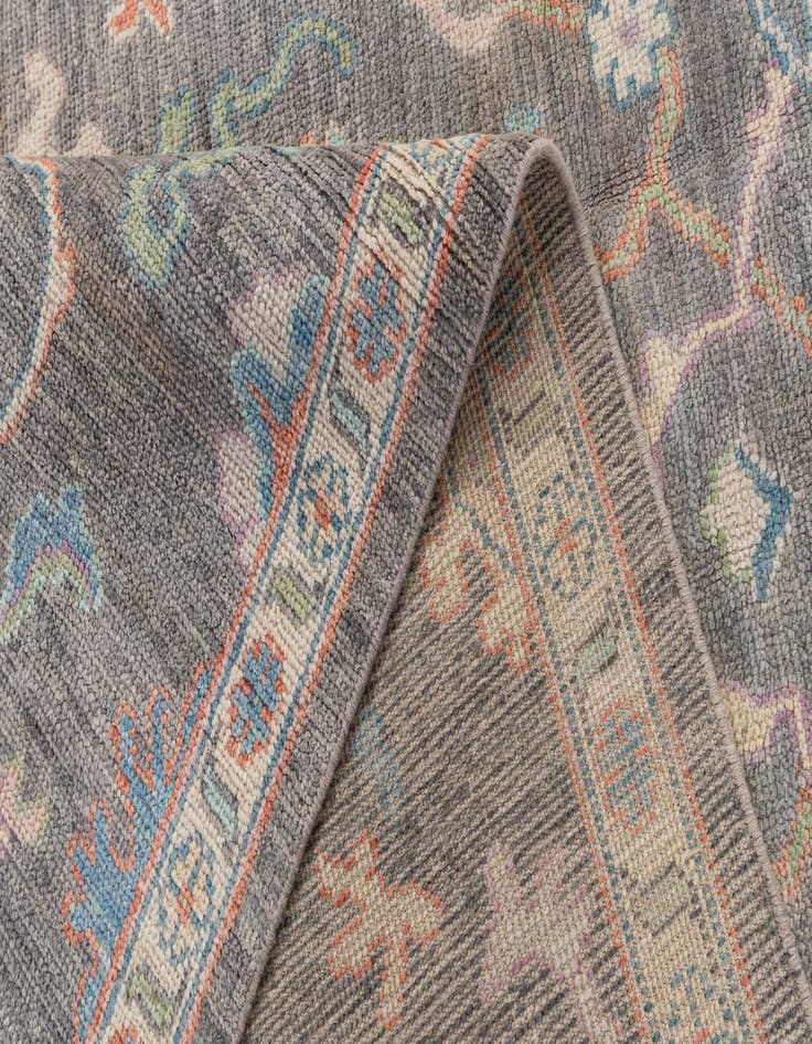 Detail image of  8' 1 x 10'  Hand Knotted Oushak Wool Rug