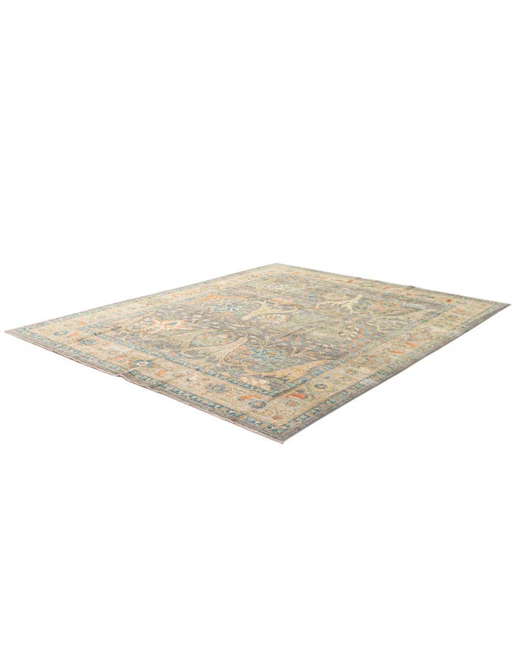 Detail image of  8' 2 x 9' 10  Hand Knotted Oushak Wool Rug