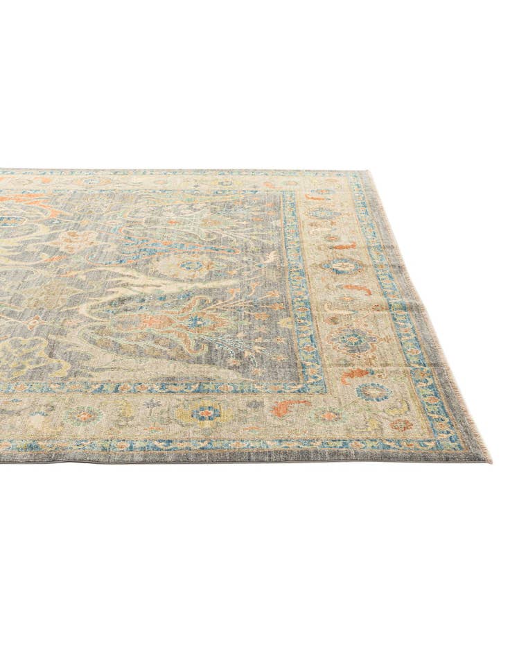 Detail image of  8' 2 x 9' 10  Hand Knotted Oushak Wool Rug