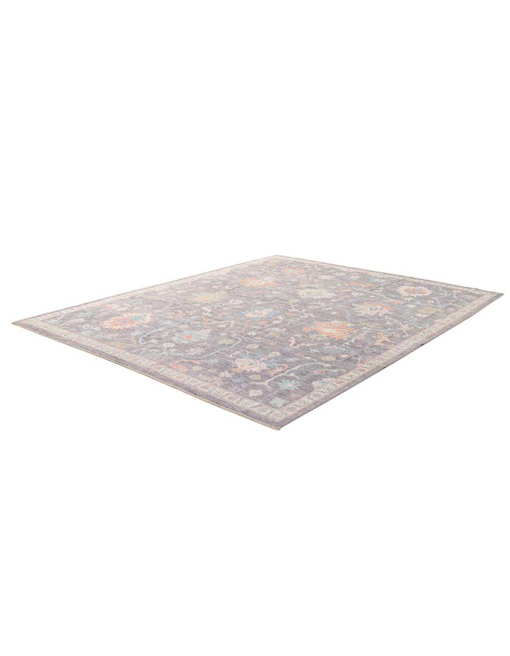 Detail image of  8' 5 x 10' 3  Hand Knotted Oushak Wool Rug