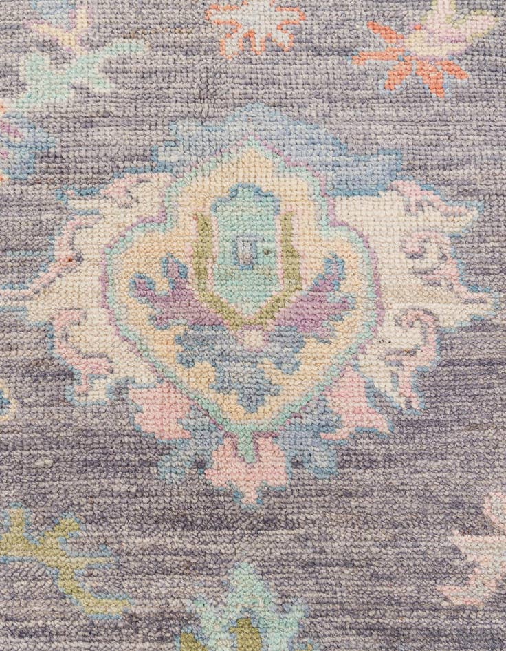 Detail image of  8' 5 x 10' 3  Hand Knotted Oushak Wool Rug