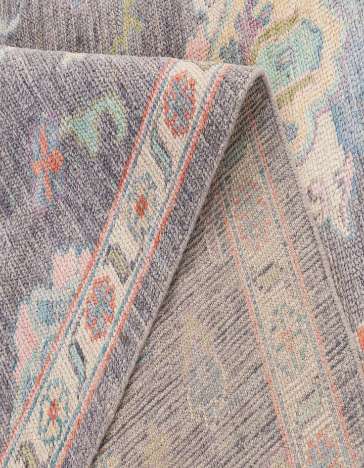 Detail image of  8' 5 x 10' 3  Hand Knotted Oushak Wool Rug