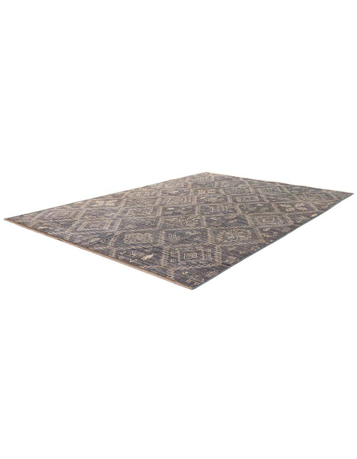 Detail image of  10' 2 x 14' 2  Hand Knotted Oushak Wool Rug