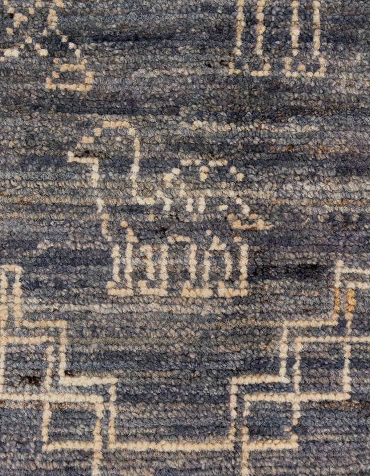 Detail image of  10' 2 x 14' 2  Hand Knotted Oushak Wool Rug