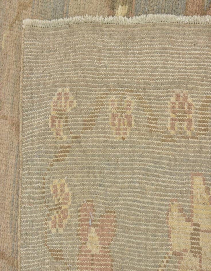 Detail image of  10' 8 x 15'  Hand Knotted Oushak Wool Rug