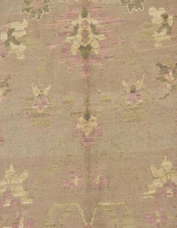 Detail image of  10' 8 x 15'  Hand Knotted Oushak Wool Rug