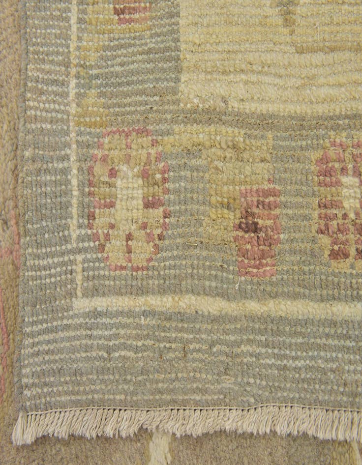 Detail image of  11' 5 x 15' 8  Hand Knotted Oushak Wool Rug