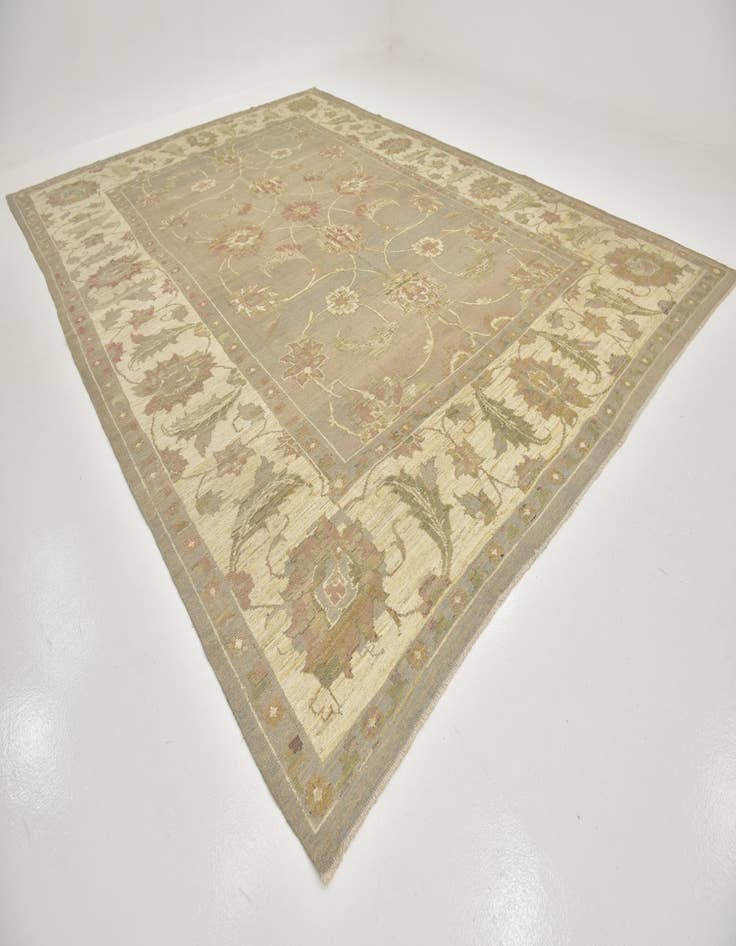 Detail image of  11' 5 x 15' 8  Hand Knotted Oushak Wool Rug