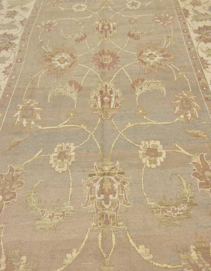 Detail image of  11' 5 x 15' 8  Hand Knotted Oushak Wool Rug