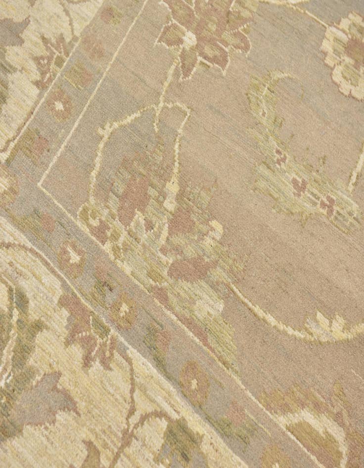Detail image of  11' 5 x 15' 8  Hand Knotted Oushak Wool Rug