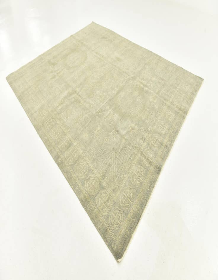 Detail image of  8' x 9' 10  Hand Knotted Oushak Wool Rug