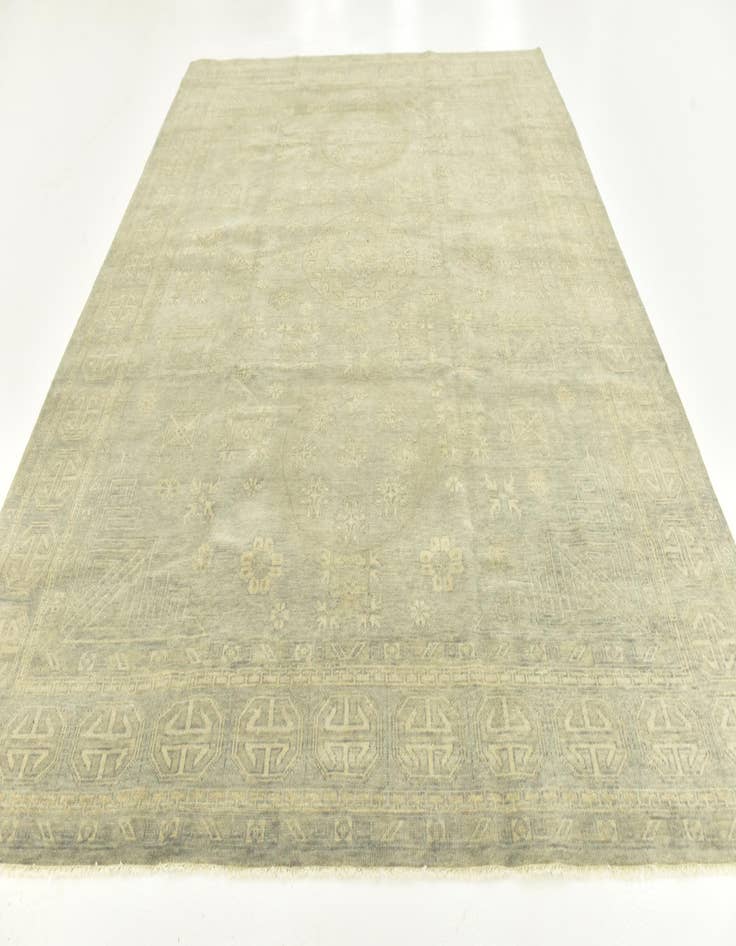 Detail image of  8' x 9' 10  Hand Knotted Oushak Wool Rug