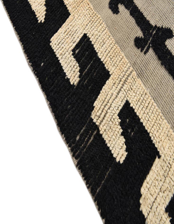 Detail image of  9' 8 x 13'  Hand Knotted Oushak Wool Rug