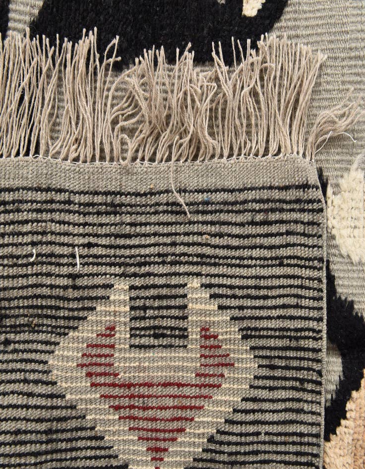 Detail image of  9' x 12' 5  Hand Knotted Oushak Wool Rug