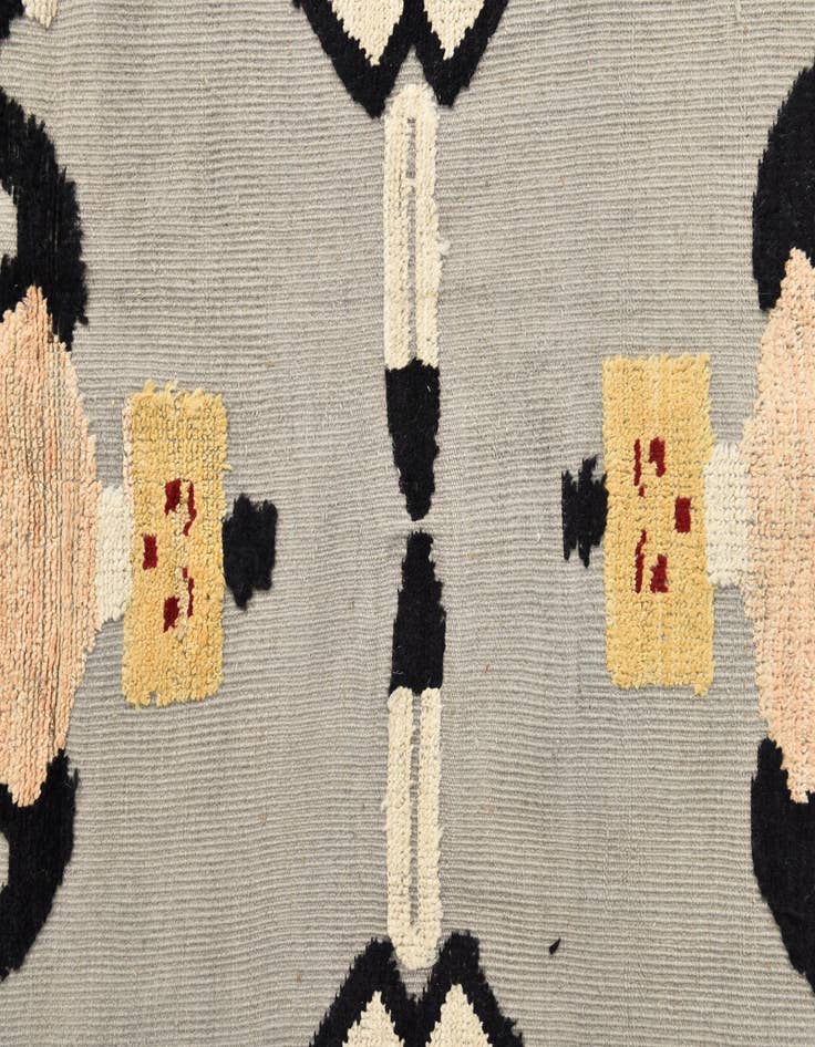 Detail image of  9' x 12' 5  Hand Knotted Oushak Wool Rug