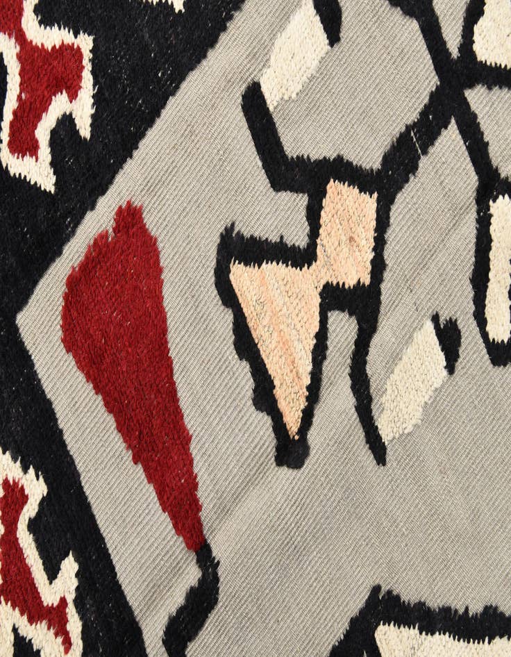 Detail image of  9' x 12' 5  Hand Knotted Oushak Wool Rug
