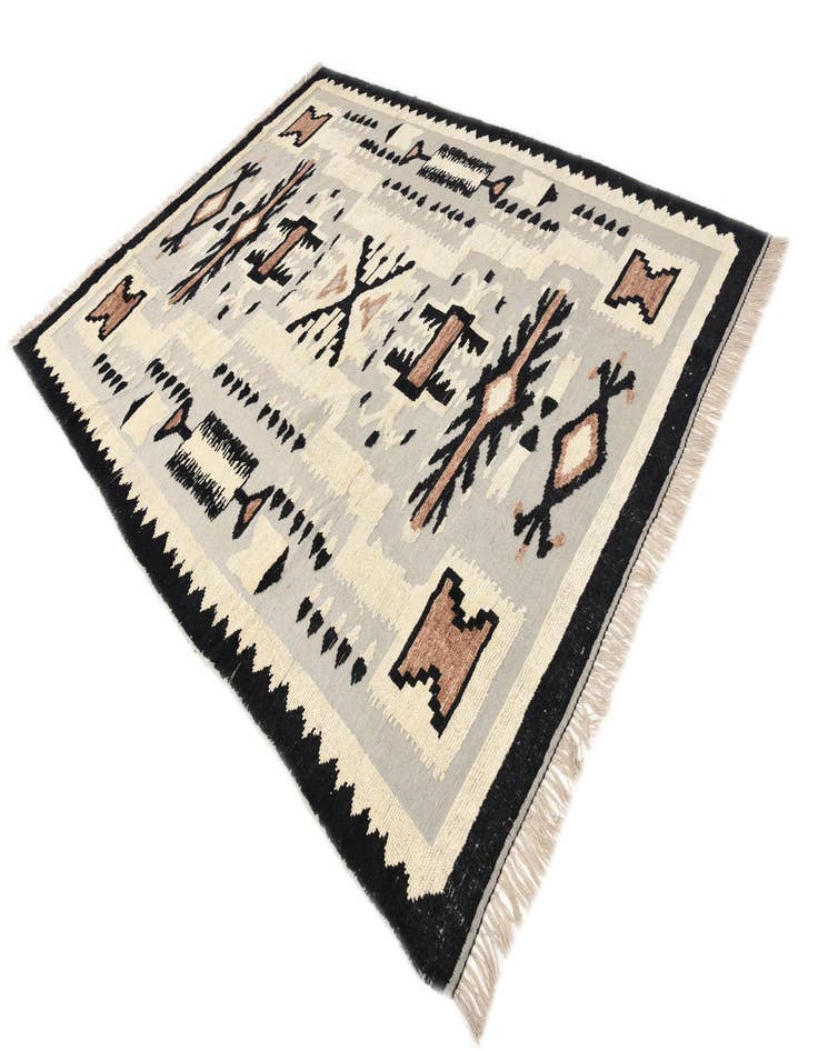 Detail image of  8' 2 x 10' 7  Hand Knotted Oushak Wool Rug