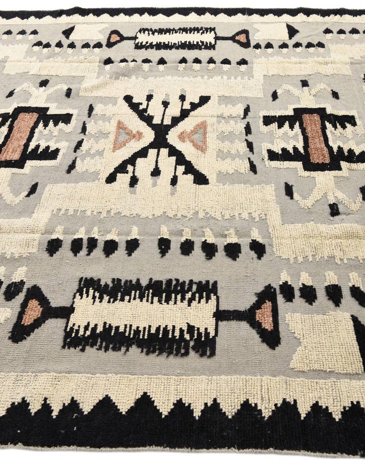 Detail image of  8' 2 x 10' 7  Hand Knotted Oushak Wool Rug