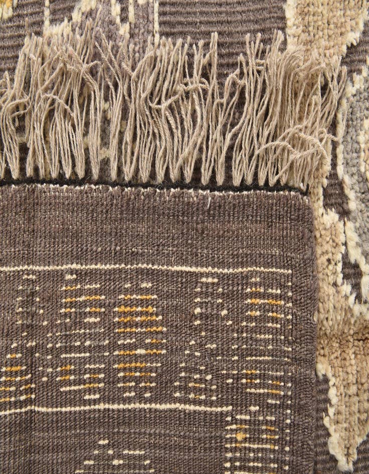Detail image of  9' x 11' 7  Hand Knotted Oushak Wool Rug