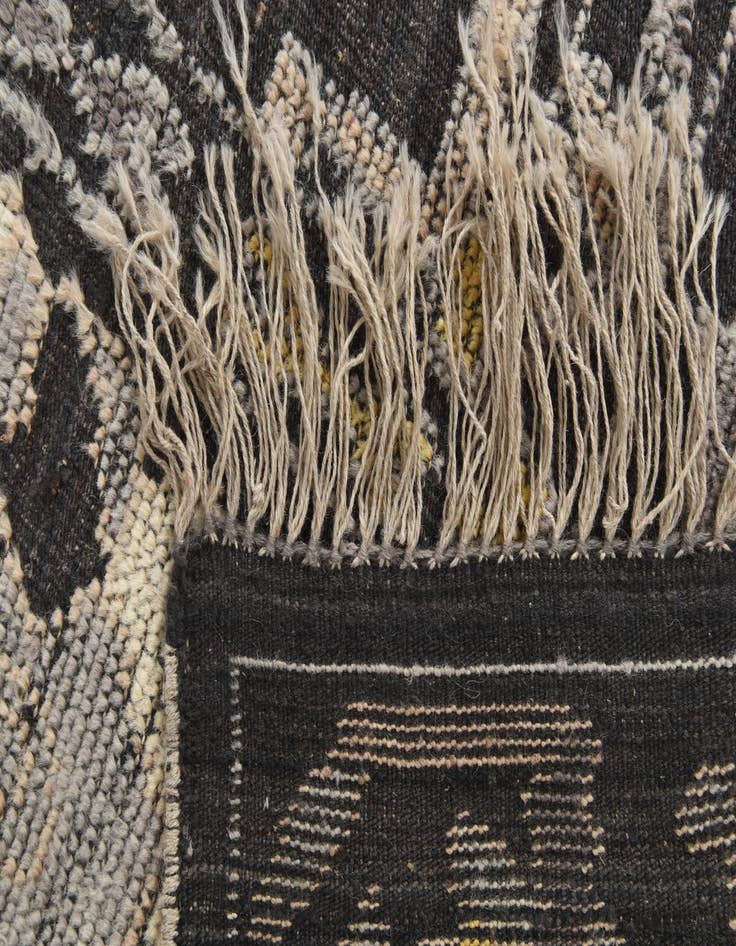 Detail image of  8' 10 x 12'  Hand Knotted Oushak Wool Rug