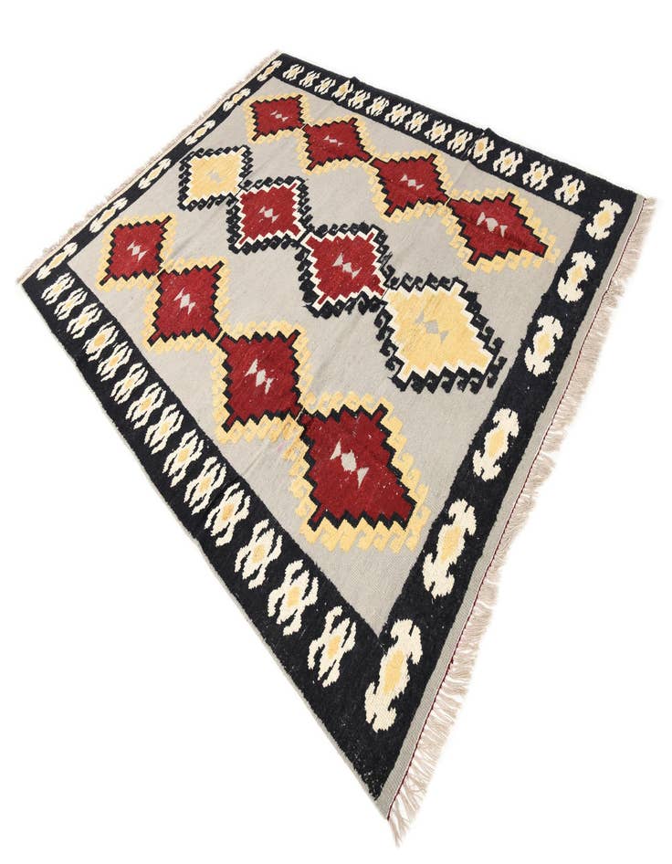 Detail image of  8' 2 x 10' 5  Hand Knotted Oushak Wool Rug