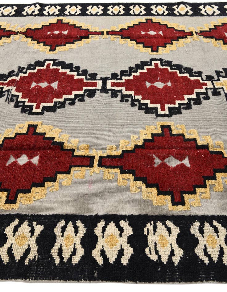 Detail image of  8' 2 x 10' 5  Hand Knotted Oushak Wool Rug