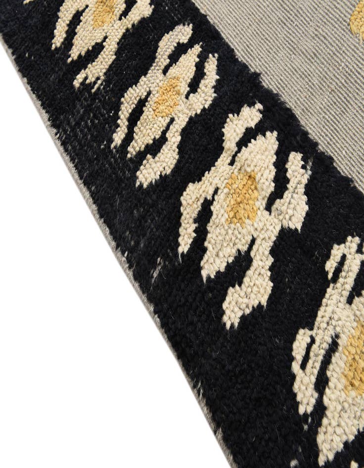 Detail image of  8' 2 x 10' 5  Hand Knotted Oushak Wool Rug