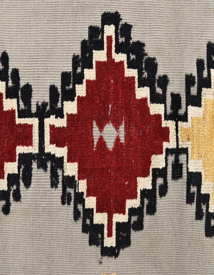 Detail image of  8' 2 x 10' 5  Hand Knotted Oushak Wool Rug