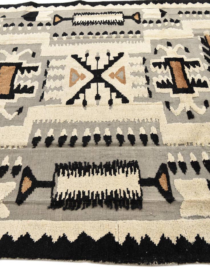 Detail image of 8' x 10' 8 Hand Knotted Oushak Wool Rug