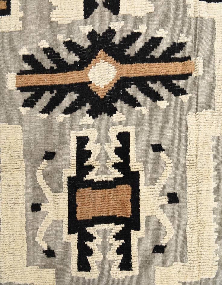 Detail image of 8' x 10' 8 Hand Knotted Oushak Wool Rug