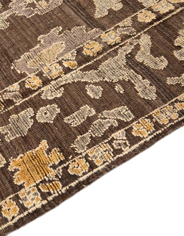 Detail image of  9' x 12' 3  Hand Knotted Oushak Wool Rug