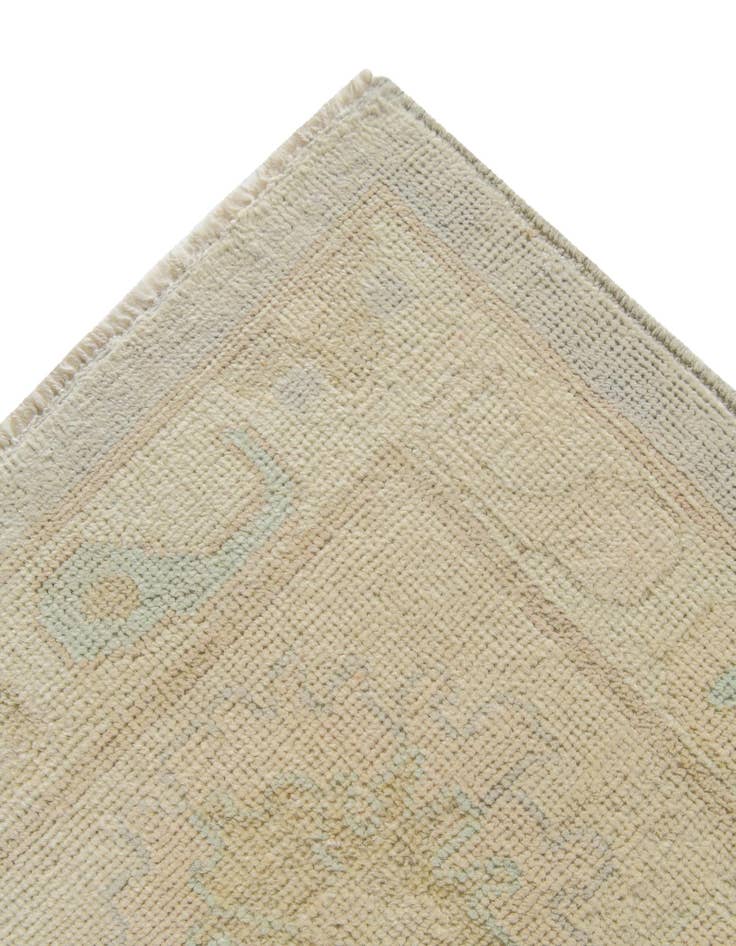 Detail image of 9' x 11' 10 Hand Knotted Oushak Wool Rug