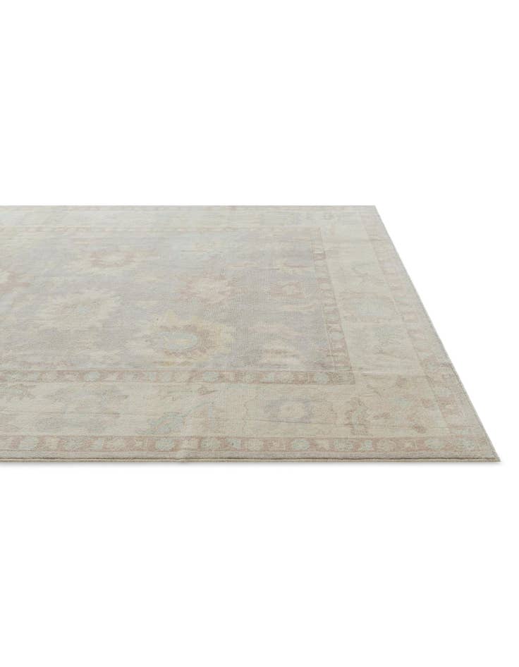 Detail image of 8' 4 x 10' 1 Hand Knotted Oushak Wool Rug