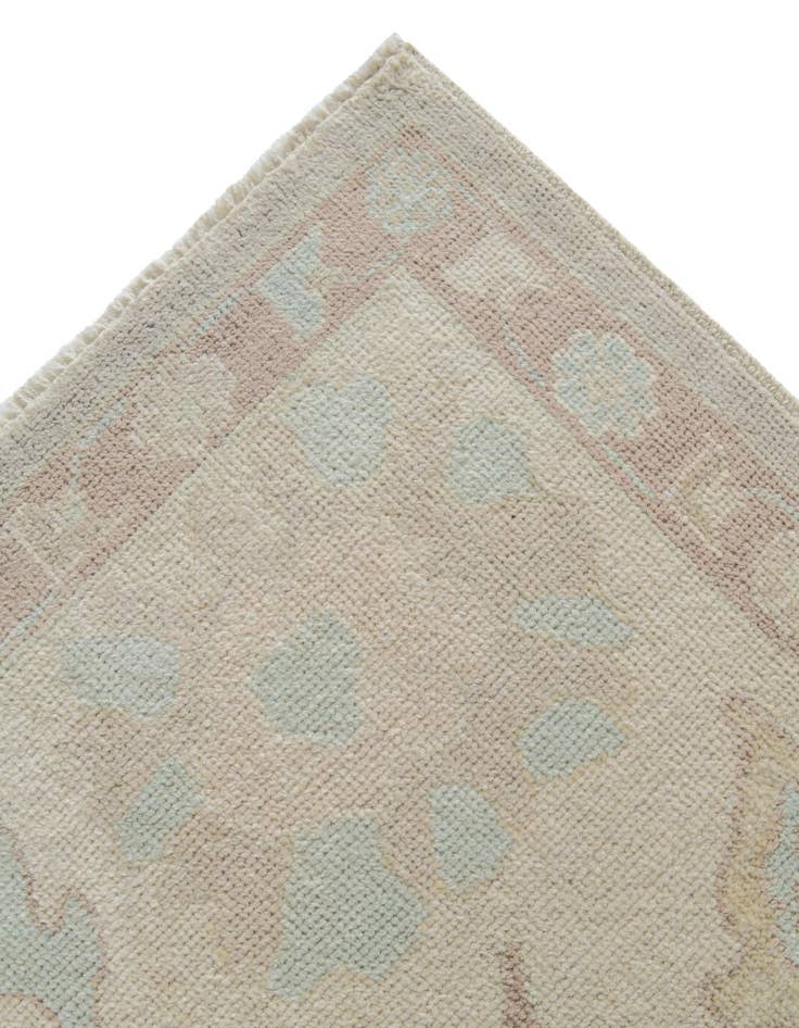 Detail image of 8' 4 x 10' 1 Hand Knotted Oushak Wool Rug