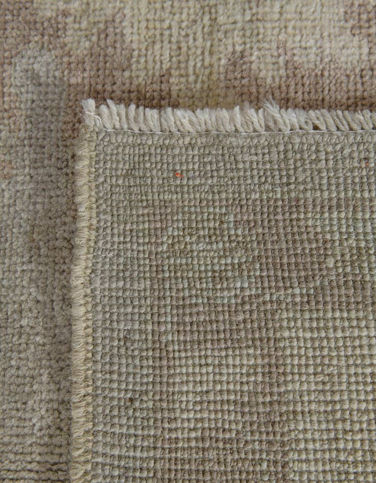 Detail image of 8' 4 x 10' 1 Hand Knotted Oushak Wool Rug