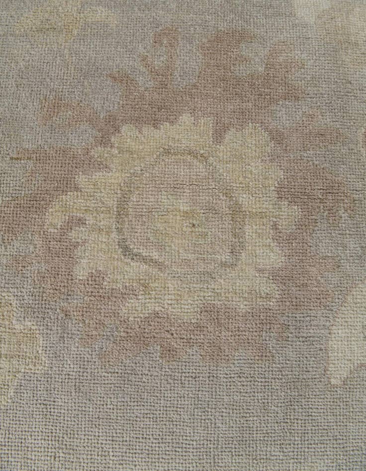 Detail image of 8' 4 x 10' 1 Hand Knotted Oushak Wool Rug