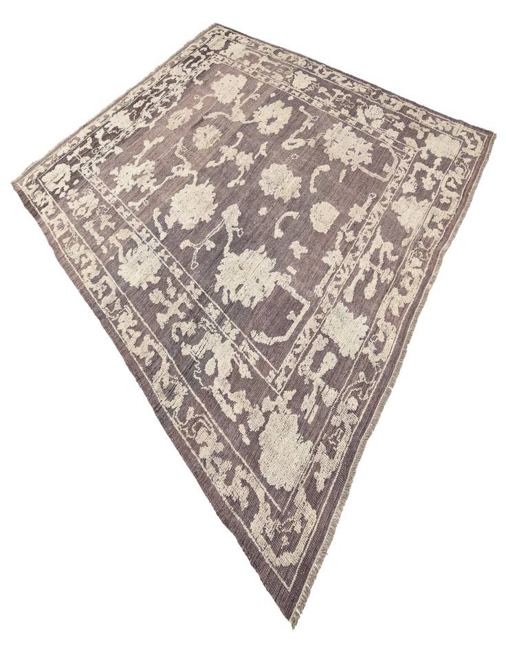 Detail image of  9' 5 x 11' 8  Hand Knotted Oushak Wool Rug