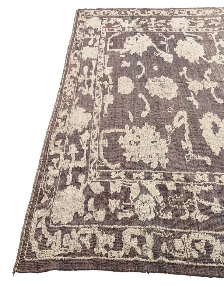 Detail image of  9' 5 x 11' 8  Hand Knotted Oushak Wool Rug